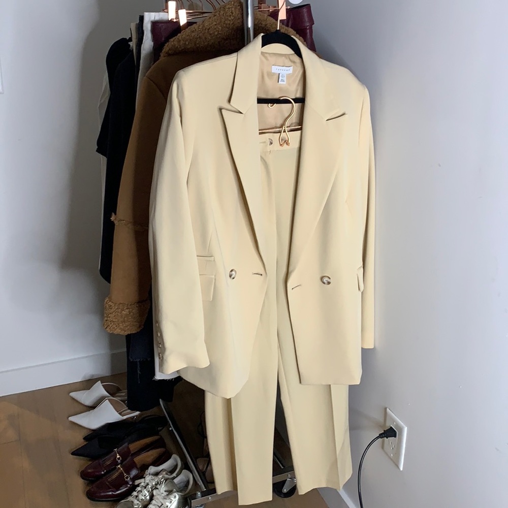 Cream Two Piece Suit